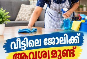 വീട്ടിലെ ജോലിക്ക് ആവശ്യമുണ്ട്