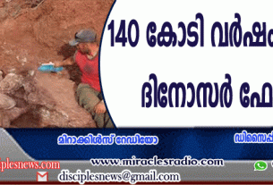 140 കോടി വര്‍ഷം മുമ്പുള്ള ദിനോസര്‍ ഫോസില്‍ കണ്ടെടുത്തു