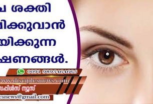 കാഴ്ച ശക്തി വര്‍ദ്ധിപ്പിക്കുവാന്‍ സഹായിക്കുന്ന ചില ഭക്ഷണങ്ങള്‍