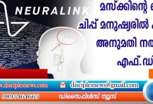 മസ്കിന്റെ ബ്രെയിന്‍ ചിപ്പ് മനുഷ്യരില്‍ പരീക്ഷിക്കാന്‍ അനുമതി നല്‍കില്ലെന്ന് എഫ്.ഡി.എ.