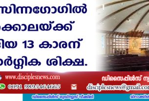 യു.എസില്‍ യഹൂദ സിന്നഗോഗില്‍ കൂട്ടക്കൊലയ്ക്കൊരുങ്ങിയ 13 കാരന് സാന്‍മാര്‍ഗ്ഗിക ശിക്ഷ