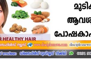 മുടിക്കും ആവശ്യമാണ് പോഷകാഹാരങ്ങള്