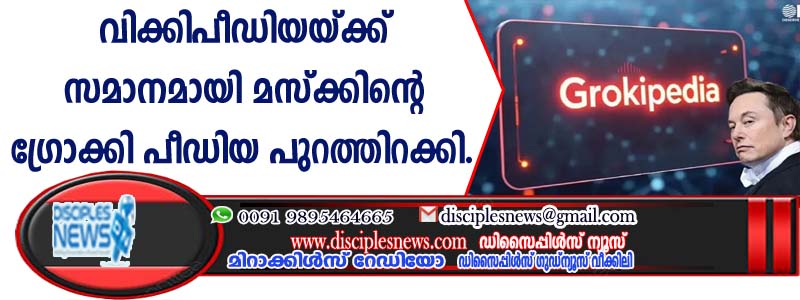 വിക്കിപീഡിയയ്ക്ക് സമാനമായി മസ്ക്കിന്റെ 'ഗ്രോക്കി പീഡിയ' പുറത്തിറക്കി