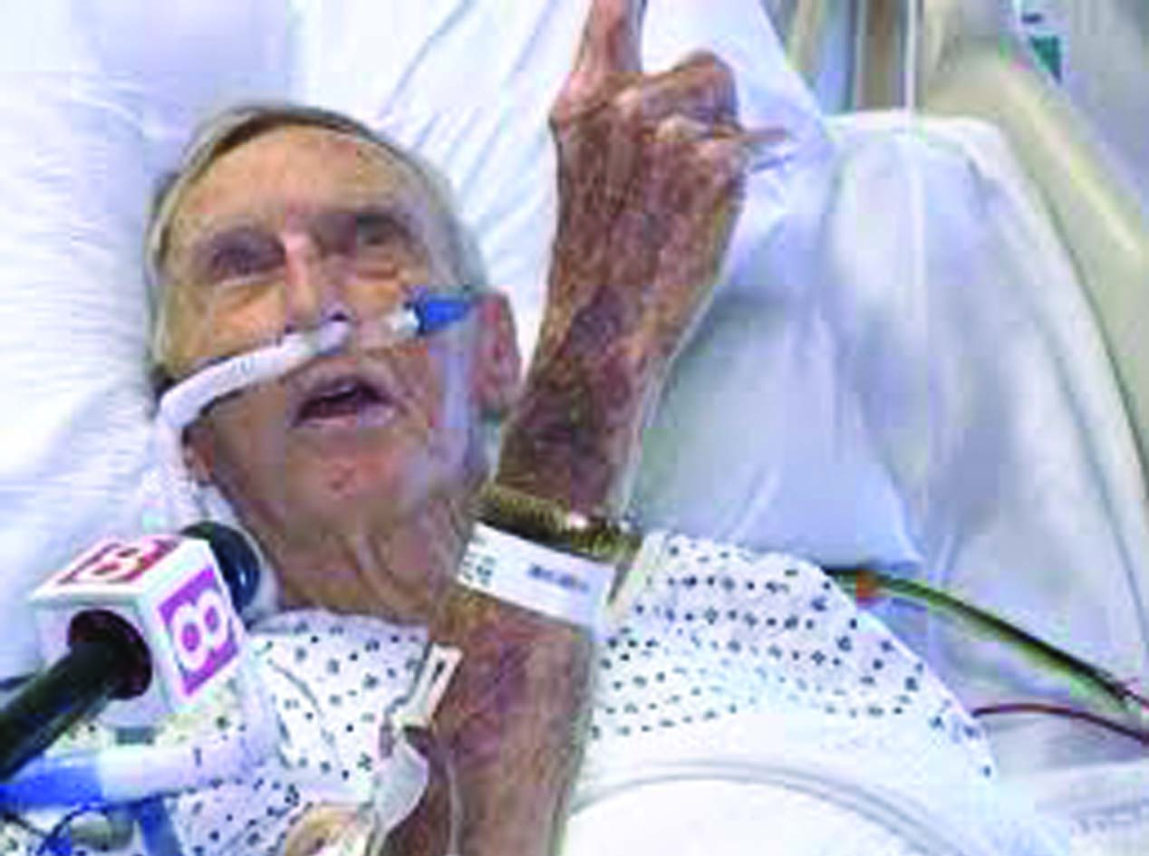 ചര്‍ച്ചില്‍ ഹൃദയാഘാതം സംഭവിച്ചപ്പോള്‍ യേശു തന്നെ ഭൂമിയിലേക്കു തിരികെ അയച്ചതായി 90 കാരന്റെ സാക്ഷ്യം