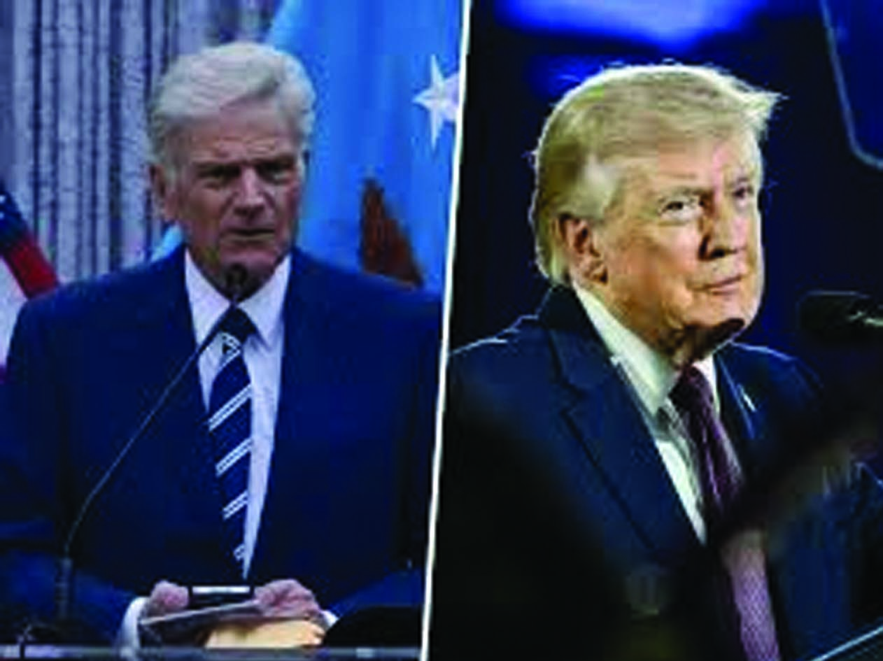 യേശുവിനെ രക്ഷകനായി സ്വീകരിക്കാന്‍ ആവശ്യപ്പെട്ടുകൊണ്ടുള്ള ഫ്രാങ്ക്ളിന്‍ ഗ്രഹാമിന്റെ കത്ത് പുറത്തുവിട്ട് ട്രംപ്.