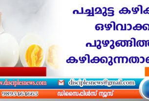പച്ചമുട്ട കഴിക്കുന്നത് ഒഴിവാക്കുക; പുഴുങ്ങിത്തന്നെ കഴിക്കുന്നതാണ് നല്ലത്