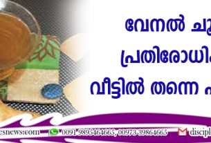 വേനല്‍ച്ചൂടിനെ പ്രതിരോധിക്കാന്‍ വീട്ടില്‍തന്നെ പരിഹാരം