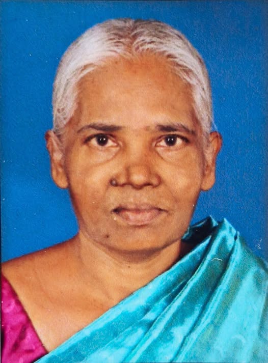 മേരി തങ്കപ്പൻ വെള്ളപ്പാറയിൽ കർത്താവിൽ നിദ്ര പ്രാപിച്ചു.