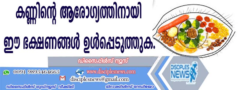 കണ്ണിന്റെ ആരോഗ്യത്തിനായി ഈ ഭക്ഷണങ്ങള്‍ ഉള്‍പ്പെടുത്തുക