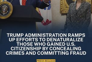 അമേരിക്കൻ പൗരത്വം റദ്ദാക്കുന്ന നടപടികൾ യുഎസ് നീതിന്യായ വകുപ്പ് ശക്തമാക്കി,രണ്ട് പേർ പുറത്ത്