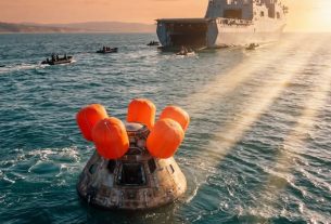 ബഹിരാകാശത്ത് പുതിയ അധ്യായം: ചന്ദ്രയാത്ര കഴിഞ്ഞ് ഓറിയോൺ പേടകം സുരക്ഷിതമായി സമുദ്രത്തിലിറങ്ങി