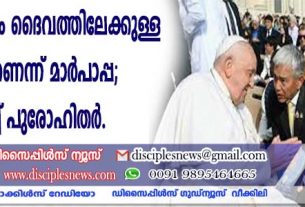 എല്ലാ മതങ്ങളും ദൈവത്തിലേക്കുള്ള പാതയാണെന്ന് മാര്‍പാപ്പ; ശാസിച്ച് പുരോഹിതര്‍