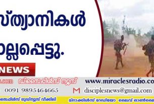 മൊസാംബിക്കില്‍ 14 ക്രിസ്ത്യാനികള്‍ കൊല്ലപ്പെട്ടു