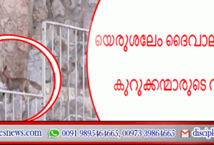 ബൈബിള്‍ പ്രവചനം; യെരുശലേം ദൈവാലയ സ്ഥലത്ത് കുറുക്കന്മാരുടെ വിളയാട്ടം
