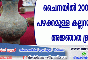 An unknown liquid was recovered from a 2000-year-old tomb in China