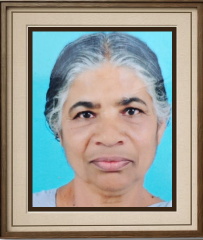 അണക്കര പുത്തൻവീട്ടിൽ കാലായിൽ കുഞ്ഞുമോൾ വർഗീസ് (76) കർത്തൃസന്നിധിയിൽ.