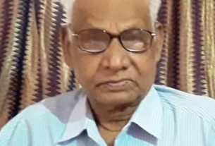 തോവേലിൽ കുംബ്ലോലിൽ വർഗീസ് തോമസ് (കുഞ്ഞച്ചൻ -97) നിത്യതയിൽ.