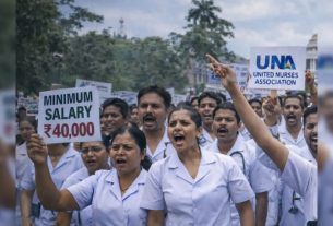 കേരളത്തിൽ തന്നെ നഴ്‌സുമാർക്ക് നല്ല ശമ്പളവും ആദരവും ലഭിക്കണം.