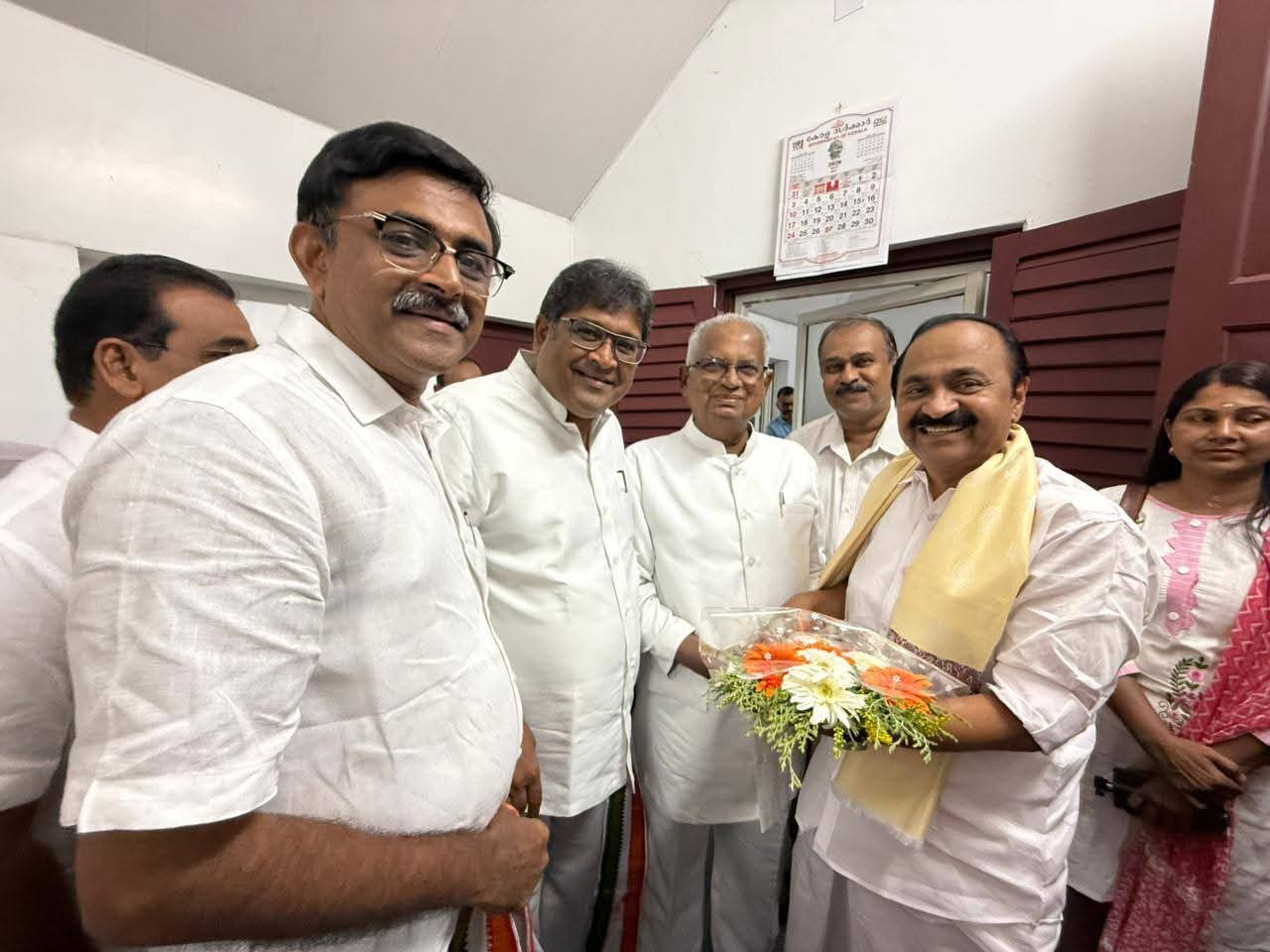 നിയുക്ത കേരള സംസ്ഥാന മുഖ്യമന്ത്രി ബഹുമാനപ്പെട്ട ശ്രീ. വി ഡി സതീശന് ഇന്ത്യ പെന്തകോസ്ത് ദൈവസഭ കേരള സ്റ്റേറ്റ് അംഗങ്ങൾ അനുമോദനങ്ങൾ അറിയിച്ചു.