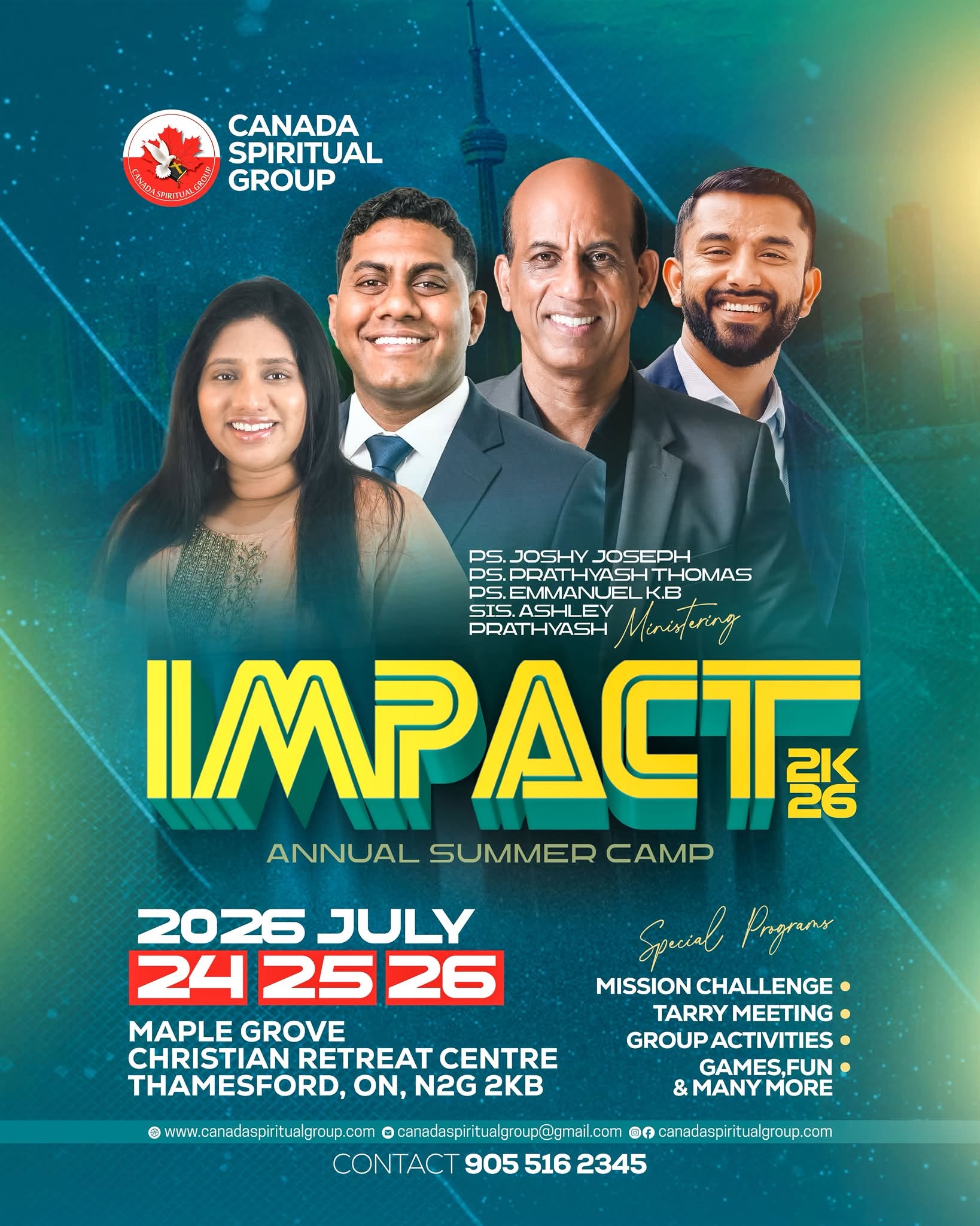 ‘IMPACT 2K26’ വാർഷിക സമ്മർ ക്യാമ്പ് ജൂലൈ 24–26; ആത്മീയ സംഗമത്തിന് ഒരുക്കങ്ങൾ പൂർത്തിയായി