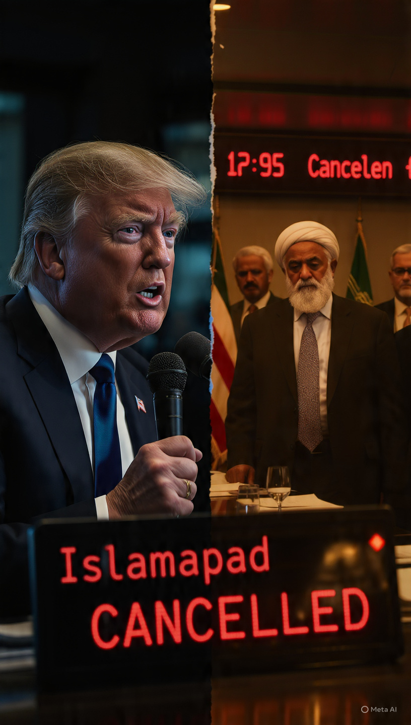 യുഎസ്-ഇറാൻ ചർച്ചകൾക്ക് തിരിച്ചടി: പാകിസ്ഥാൻ സന്ദർശനം ട്രംപ് റദ്ദാക്കി